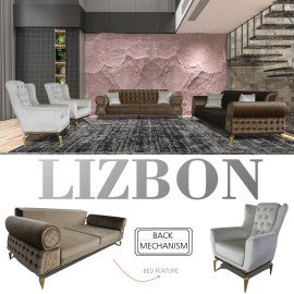 LIZBON SOFA SET PIECE LIVING ROOM CHAIR FOR HOME FROM FACTORY WHOLESALE